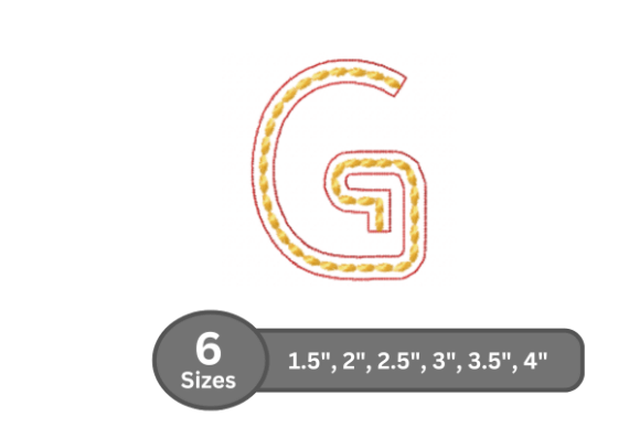Rope Twist Alphabet - G