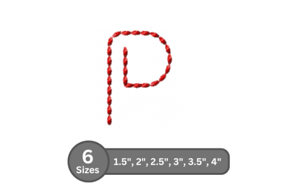 Soft Cord Alphabet -P