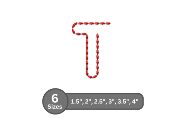 Soft Cord Alphabet -T