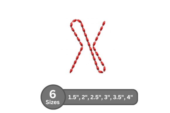 Soft Cord Alphabet -X